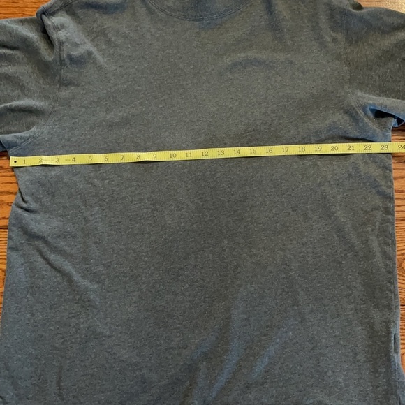 EDDIE BAUER men’s MOCK TURTLENECK COTTON KNIT shirt CHARCOAL size Large - Picture 7 of 8